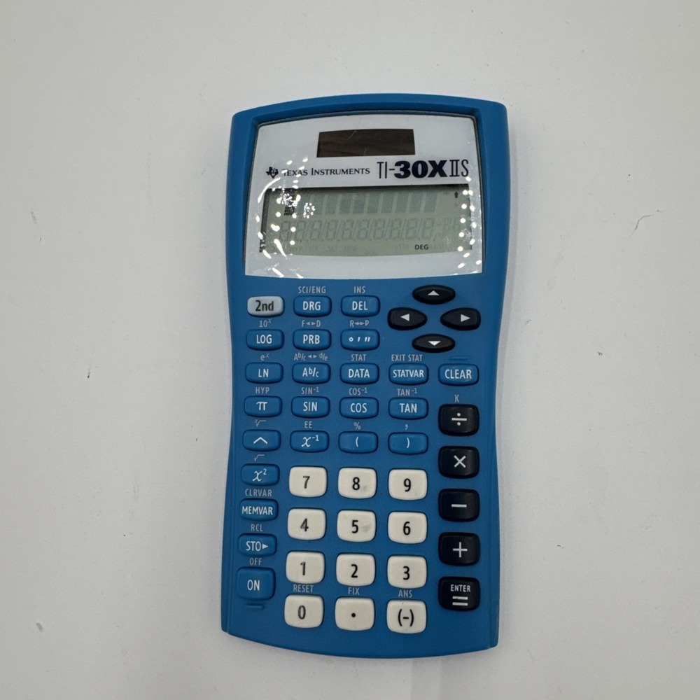 Texas Instruments TI-30X IIS Two-Line Scientific Calculator - Blue - Picture 4 of 9